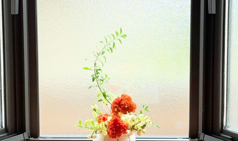 画像5827：ほころぶ時｜愛知　名古屋　一宮市　いけばな教室