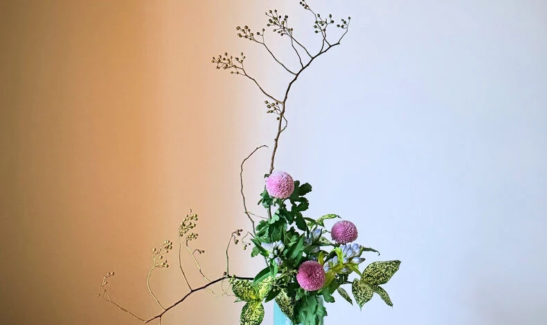 画像5885：九日の菊｜いけばな教室　愛知　名古屋　一宮市